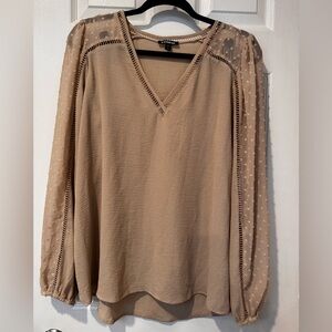 Express Tan Blouse